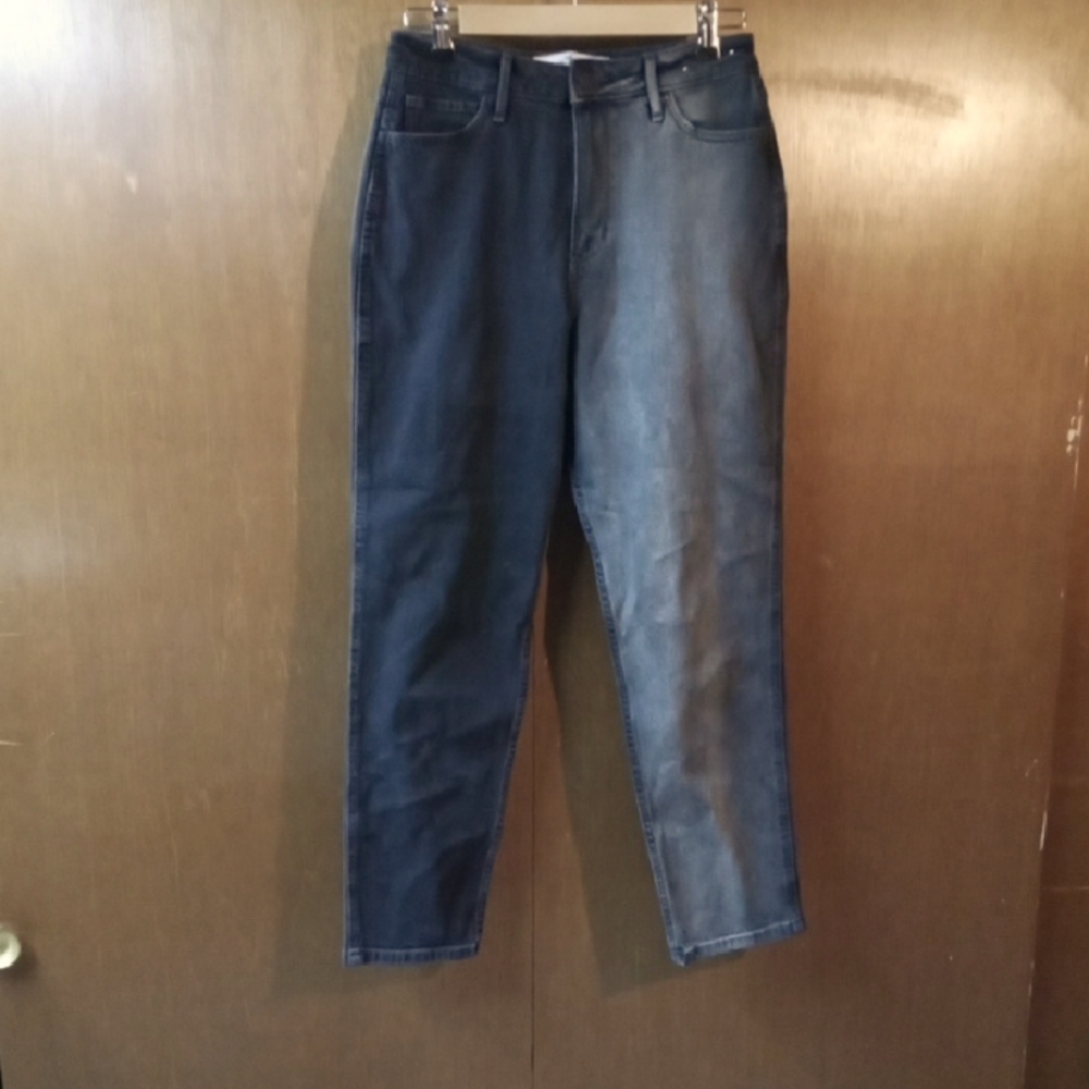 Hollister Black Straight Leg Mom Jeans Classic Denim